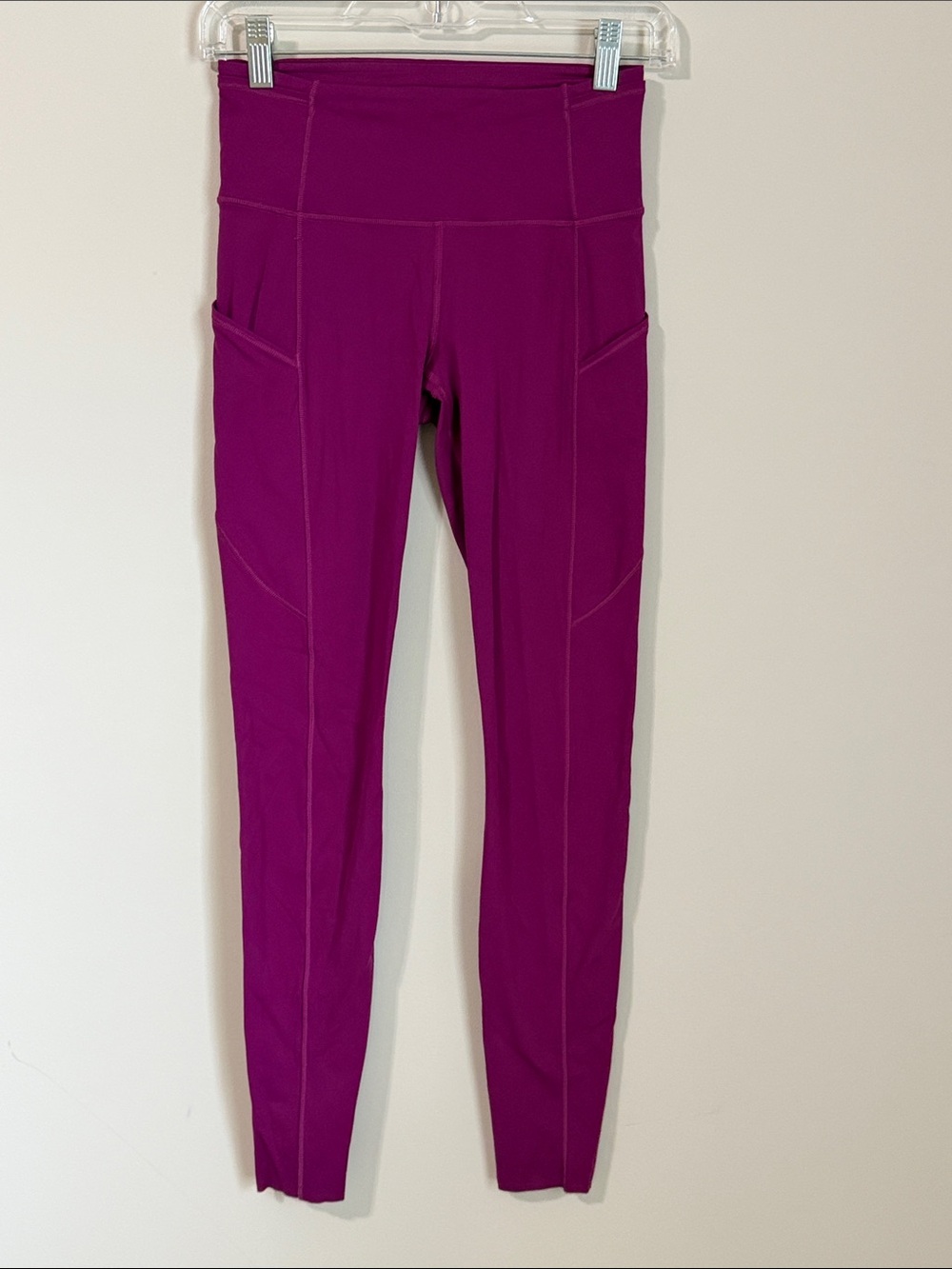 Lululemon Fast and Free High-Rise Tight Leggings Pockets Nulu‎ Sz 4
